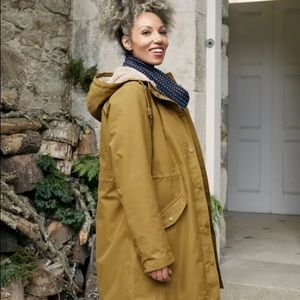 Seasalt Cornwall Plant Hunter Rain Coat, size 10P UK